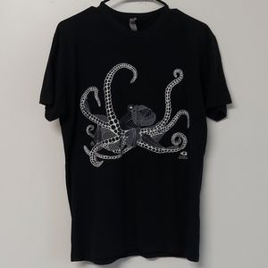 Black Octopus T-Shirt